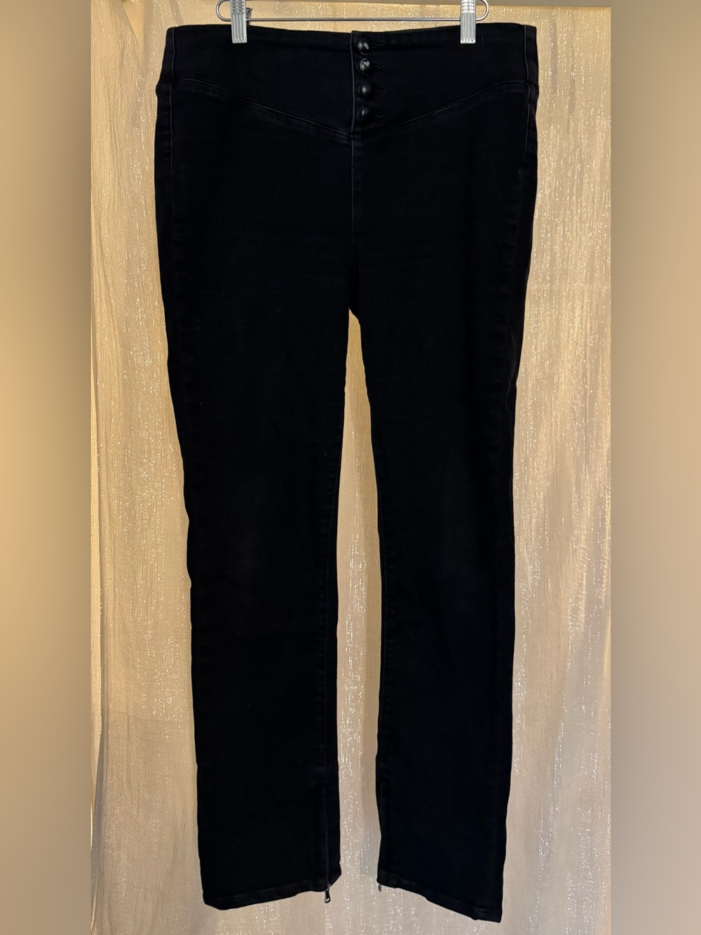 PAIGE Rosie HW Black Skinny Women's Jeans